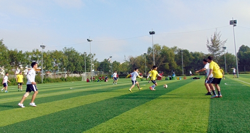 Sôi nổi giải bóng đá của Cảnh sát môi trường