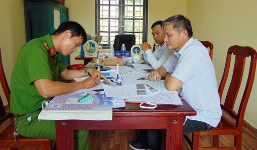 Công an chính quy giữ vững bình yên vùng quê miền biển