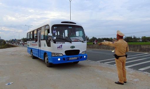 Quảng Nam tổng kiểm soát phương tiện trên các tuyến đường bộ