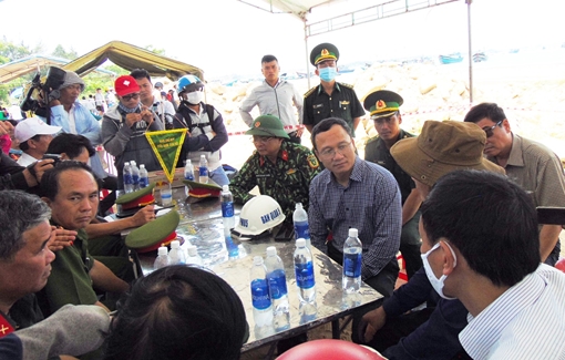 Sớm khắc phục hậu quả vụ chìm ghe trên sông Thu Bồn