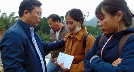 Sớm ổn định đời sống người dân vùng lũ quét, sạt lở đất