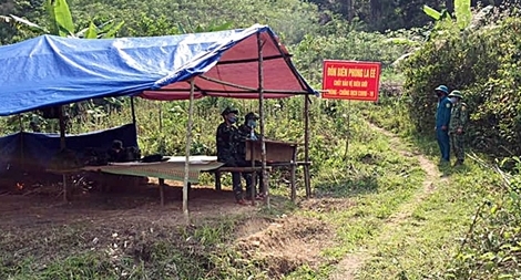 Quảng Nam tăng cường kiểm soát hoạt động xuất nhập cảnh trên các tuyến biên giới