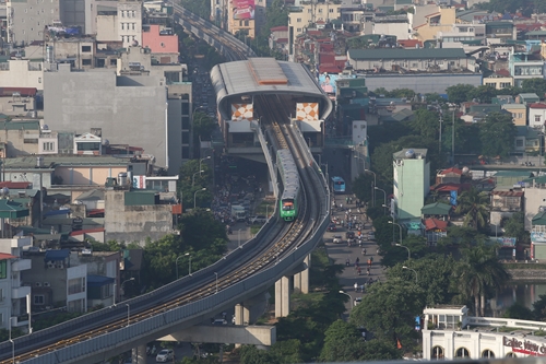 Tàu Cát Linh - Hà Đông chạy thử toàn tuyến