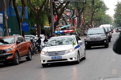 Đoàn nhân viên an ninh của ông Kim Jong Un đến Hà Nội