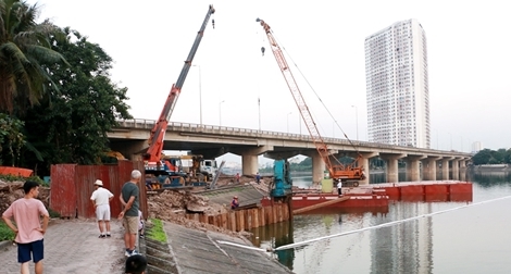 Hà Nội: Chuẩn bị thi công 2 cầu vượt trên hồ Linh Đàm