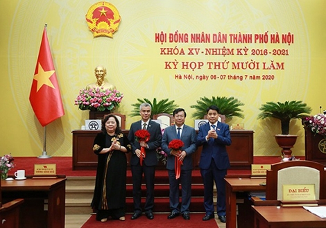 HĐND TP Hà Nội miễn nhiệm, bầu mới một số nhân sự