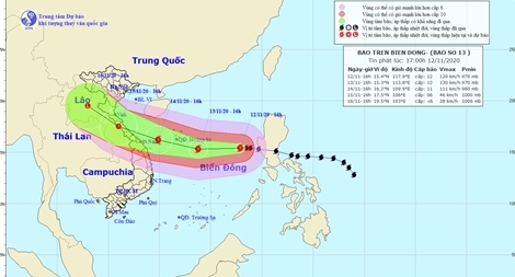 Thủ tướng chỉ đạo khẩn ứng phó bão số 13