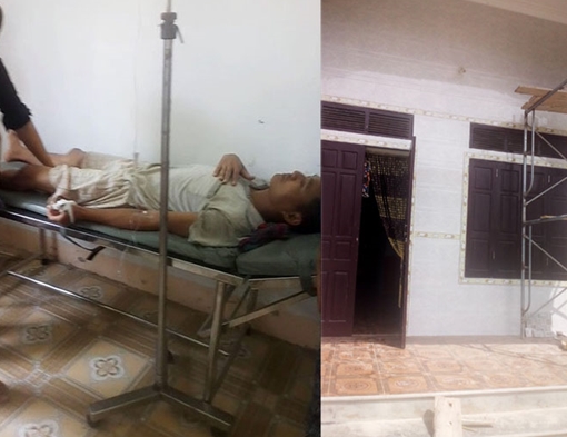 Sập giàn giáo, một công nhân bị thương nặng