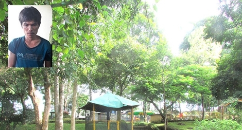 Kẻ cướp giật trong công viên bị bắt nóng trong bụi rậm