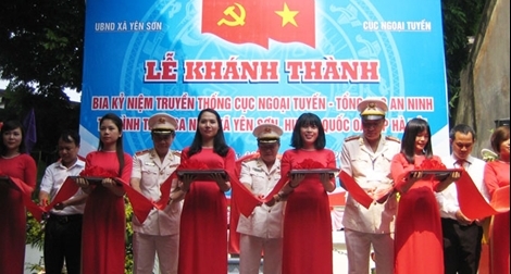 Khánh thành Bia kỷ niệm truyền thống A69