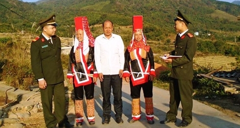 Công an huyện Bình Liêu đảm bảo ANTT biên giới