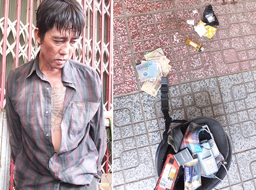 Con nghiện nhiễm HIV cầm kim tiêm dính máu tấn công cảnh sát