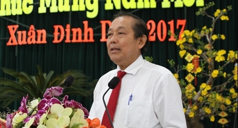 Phó Thủ tướng Thường trực chúc tết Đảng bộ, nhân dân Long An