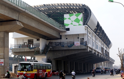 Ngắm tuyến đường sắt 19.000 tỷ sắp chạy thử ở Hà Nội