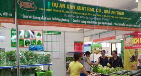 Phiên chợ nông sản an toàn tiếp tục mở cửa