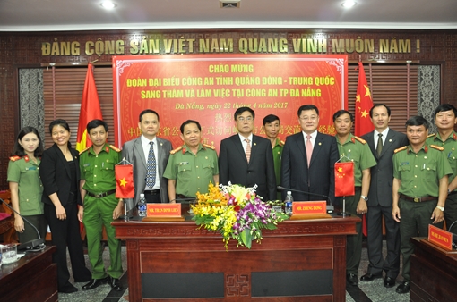 Công an tỉnh Quảng Đông thăm và làm việc với Công an Đà Nẵng