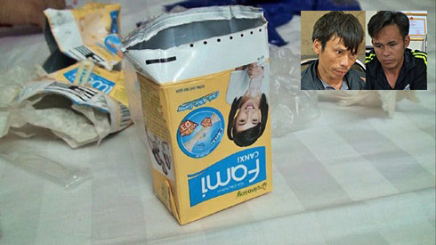 6.000 viên ma túy trong vỏ 4 hộp sữa Fami