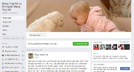 Sôi động  "dịch vụ" đẻ thuê trên internet