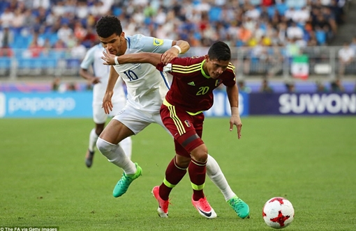 Anh sở hữu 2 danh hiệu Vàng tại WorldCup U20