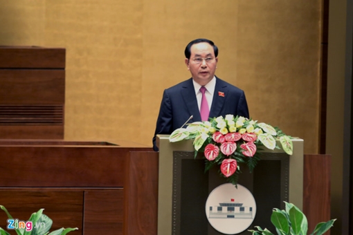 Chủ tịch nước Trần Đại Quang gửi  điện thăm hỏi về vụ sạt lở núi  nghiêm trọng tại tỉnh Tứ Xuyên