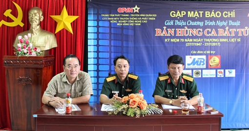 Chương trình giao lưu nghệ thuật “Bản hùng ca bất tử"