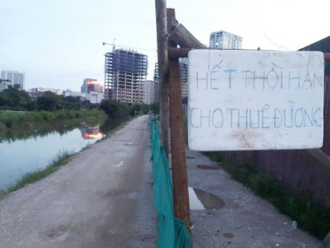 Cần sớm mở lối vào nhà cho cư dân dự án Ecolife Tây Hồ