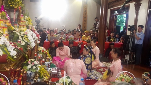 Khai mạc Liên hoan văn hóa tín ngưỡng thờ Mẫu - Hà Nội 2017