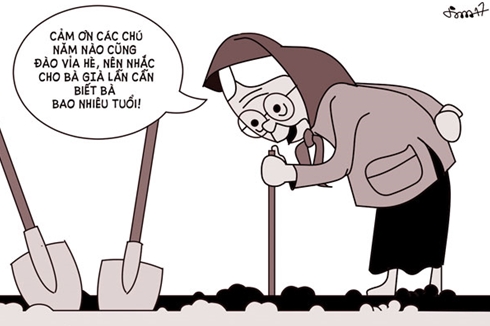 Thay gạch mới, sang năm ta lại đào