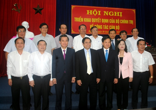 Đồng chí Nguyễn Quang Dương giữ chức vụ Bí thư Tỉnh ủy Bạc Liêu