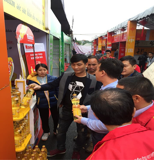 Sản phẩm của Tập Đoàn Sao Mai tại Hội chợ Quốc Tế Việt - Trung 2107