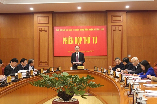 Tiếp tục đẩy mạnh thực hiện nhiệm vụ cải cách tư pháp