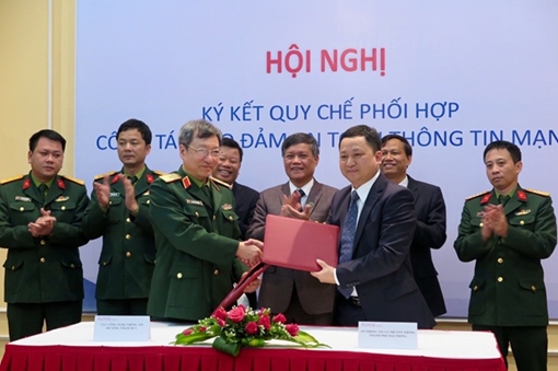 Ký kết qui chế phối hợp bảo đảm an toàn thông tin mạng