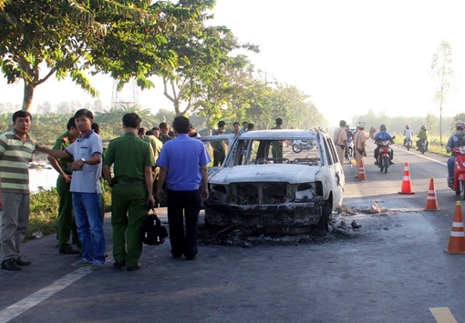 Chuyển vụ án con thuê người đốt xe khiến cha thiệt mạng cho Công an Hậu Giang