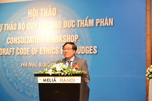 Sẽ truy cứu trách nhiệm hình sự nếu vi phạm Bộ Quy tắc đạo đức Thẩm phán
