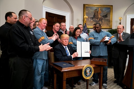 Mỹ áp thuế nhập khẩu nhôm, thép  và nguy cơ chiến tranh thương mại