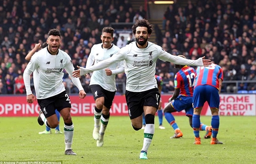 Salah nổ súng, Liverpool lội ngược dòng thắng Crystal Palace