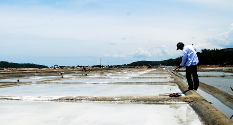 Diêm dân Sa Huỳnh lo lắng nghề làm muối truyền thống bị mai một