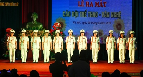 Ra mắt các đội văn nghệ - thể thao của CLB Công an hưu trí 