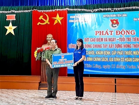 Tuổi trẻ Công an Hải Phòng tổ chức nhiều hoạt động ý nghĩa 