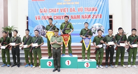 Hấp dẫn hội thao Công an Hà Tĩnh năm 2018