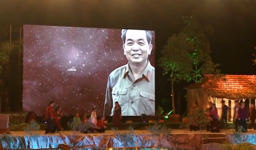 Đặc sắc chương trình nghệ thuật “Bài ca huyền thoại Võ Nguyên Giáp”