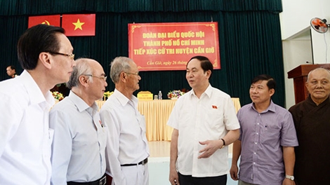 Chủ tịch nước Trần Đại Quang trong lòng người dân thành phố Hồ Chí Minh 