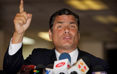 Tranh cãi về lệnh truy nã cựu Tổng thống Ecuador Rafael Correa