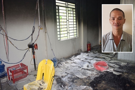 Mâu thuẫn tình cảm, gã thợ sơn đốt người tình trong quán tẩm quất