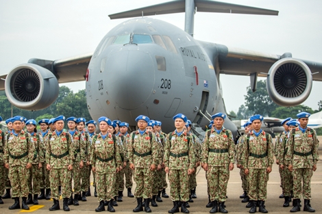 Lực lượng gìn giữ hòa bình Việt Nam lên đường làm nhiệm vụ tại Nam Sudan