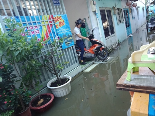 Khốn đốn mùa triều cường ở TP Hồ Chí Minh