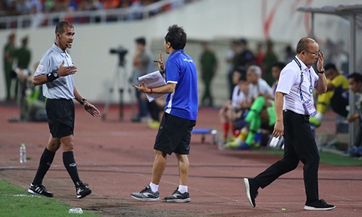 Vì sao HLV Park Hang-seo nổi cáu với trọng tài