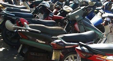 Công an quận Ba Đình tìm chủ sở hữu xe máy