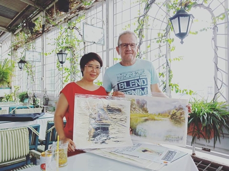 Đấu giá tranh online mùa xuân mới của hội họa