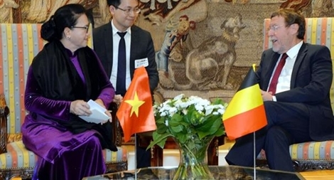 Chủ tịch Quốc hội bắt đầu chuyến thăm làm việc tại Nghị viện châu Âu